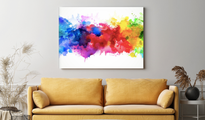 5 Colourful Wall Art Print Ideas to Brighten Your Home - Canvas Factory