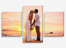 canvas photo prints - (2) 16" x 20" & (1) 16" x 30"