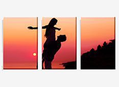 canvas photo prints - (3) 12" x 18"