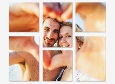 canvas photo prints - (3) 12" x 12" & (3) 12" x 18"