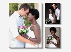 Canvas print wall displays - (1) 20" x 30" & (2) 10" x 14"