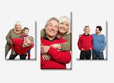Canvas print wall displays - (2) 16" x 20" & (1) 16" x 30"