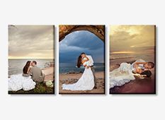 Canvas print wall displays - (3) 12" x 18"