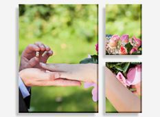 canvas photo prints - (1) 20" x 30" & (2) 10" x 14"