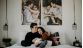 Couple celebrating valentines day
